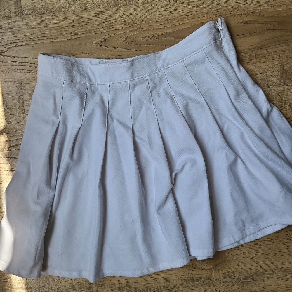 Hollister White Mini Skirt